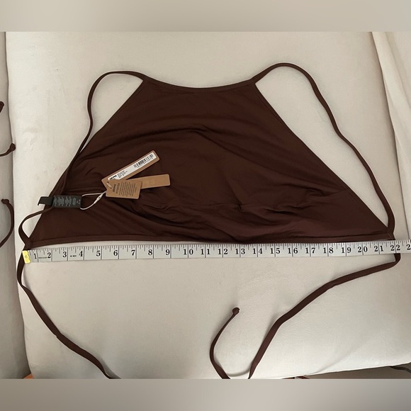 NWT Skims Two Piece Swimsuit Bikini Top & Bottom Cocoa Color Size 2X - Picture 9 of 12